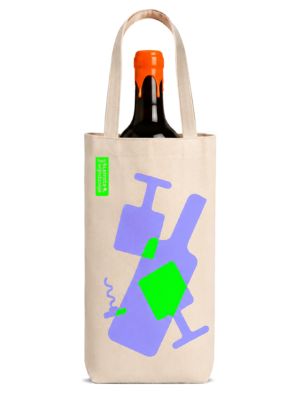Kleinste Wijntasje groen/blauw